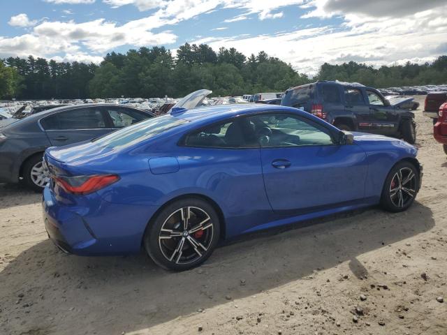WBA13AR08MCF64276 - 2021 BMW M440XI BLUE photo 3
