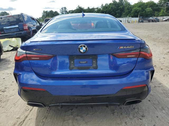 WBA13AR08MCF64276 - 2021 BMW M440XI BLUE photo 6