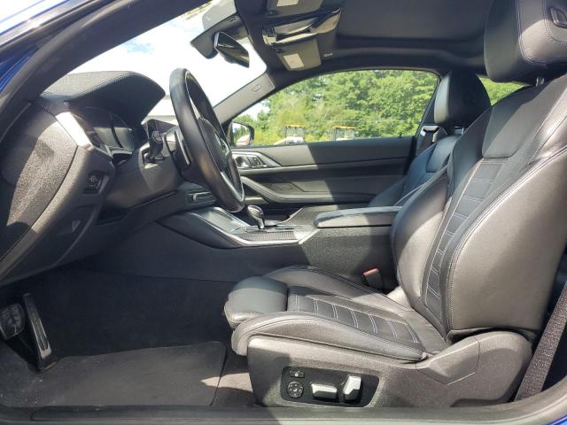 WBA13AR08MCF64276 - 2021 BMW M440XI BLUE photo 7