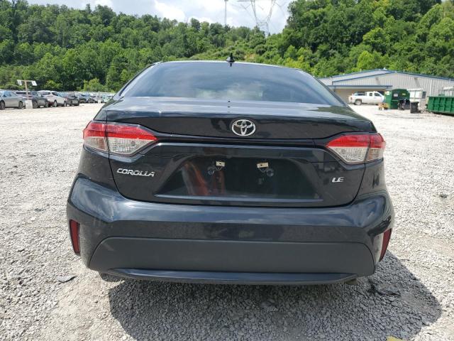 5YFEPMAE7NP350693 - 2022 TOYOTA COROLLA LE BLACK photo 6