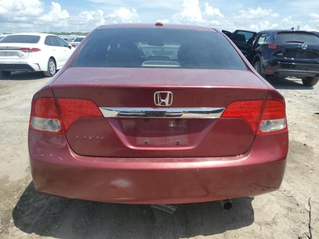19XFA16949E001417 - 2009 HONDA CIVIC EXL ბურგუნდია ფოტო 6