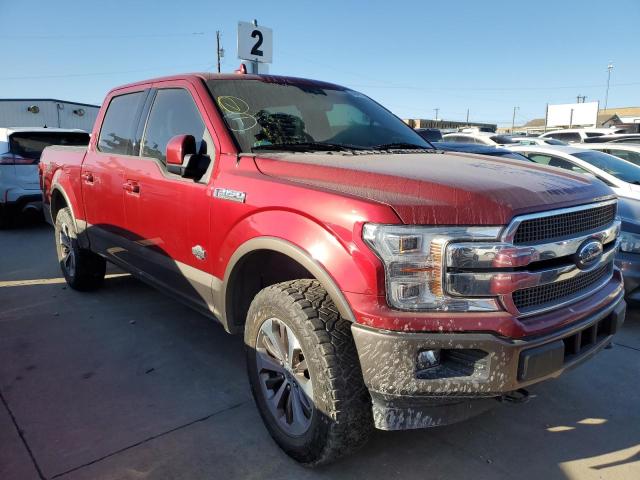 1FTEW1EG4JFE67145 - 2018 FORD F150 SUPERCREW RED photo 4