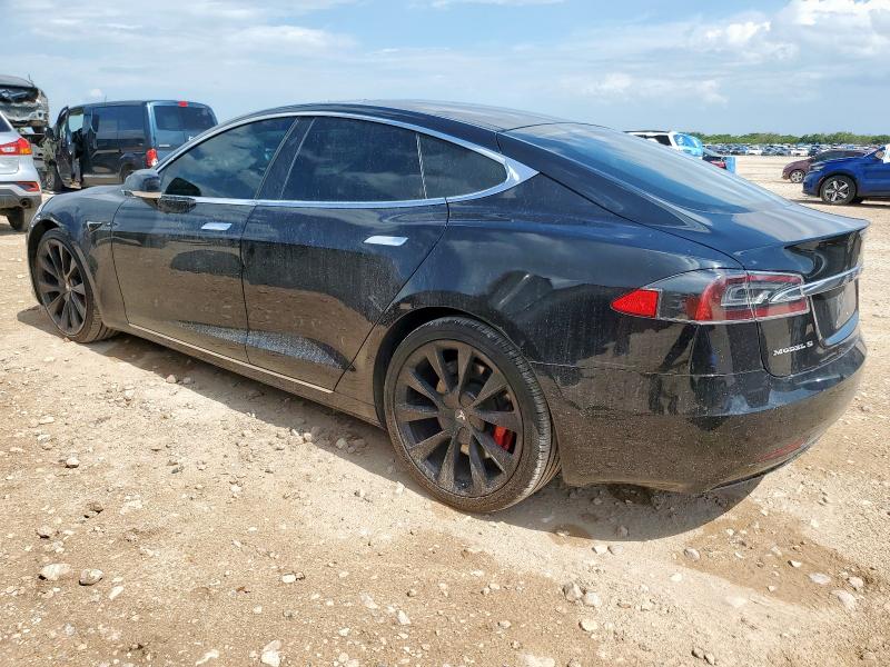 5YJSA1E40JF264667 - 2018 TESLA MODEL S Czarny zdjęcie 2