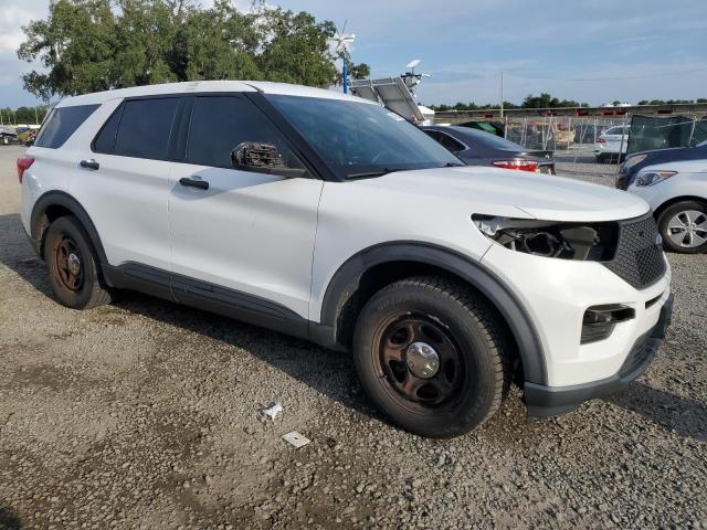 1FM5K8AB5LGC93660 - 2020 FORD EXPLORER POLICE INTERCEPTOR 白色 照片 3