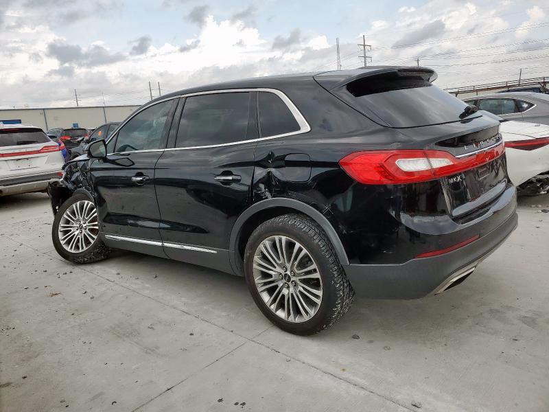 2LMPJ6LR6JBL40956 - 2018 LINCOLN MKX RESERVE Սև լուսանկար 2