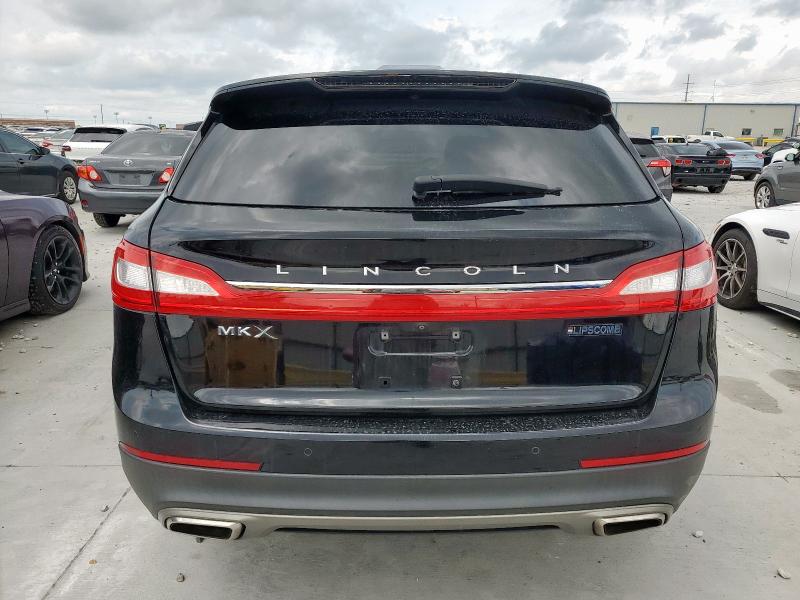 2LMPJ6LR6JBL40956 - 2018 LINCOLN MKX RESERVE Սև լուսանկար 6