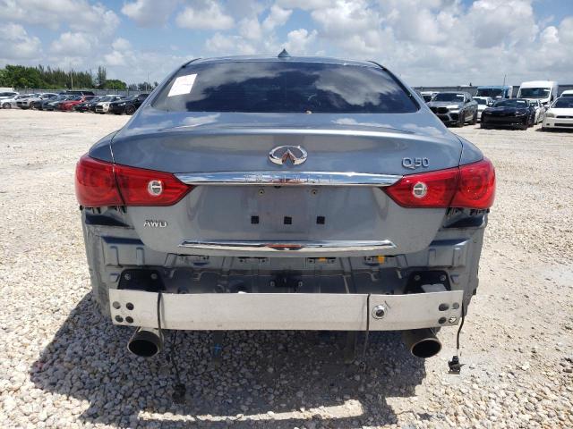 JN1BV7AR9FM417783 - 2015 INFINITI Q50 BASE SILVER photo 6