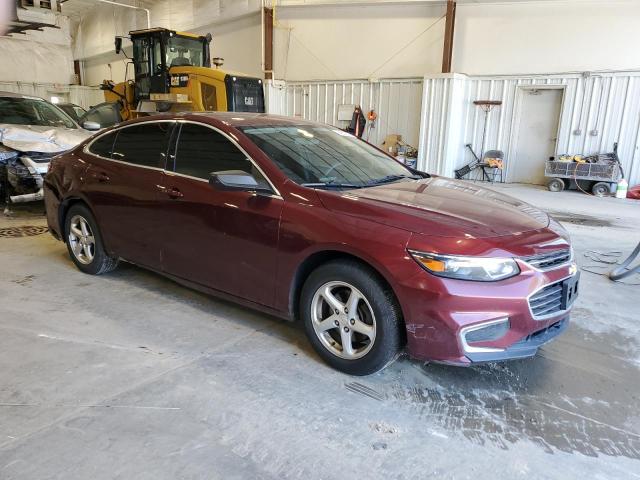 1G1ZB5STXGF213236 - 2016 CHEVROLET MALIBU LS Bordo foto 4