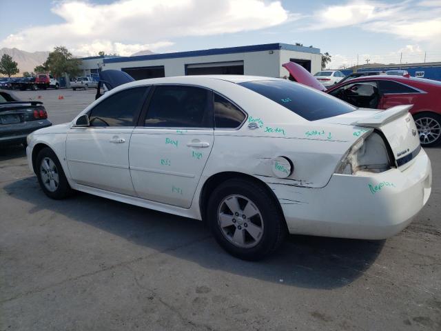 2G1WT57N391144703 - 2009 CHEVROLET IMPALA 1LT WHITE photo 2