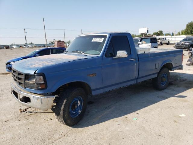 2FTHF25M5PCA77622 - 1993 FORD F250 BLUE photo 1