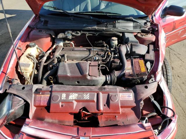 1G1JC12F637339434 - 2003 CHEVROLET CAVALIER RED photo 11