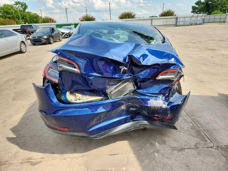 5YJ3E1EA7PF656844 - 2023 TESLA MODEL 3 Կապույտ լուսանկար 6