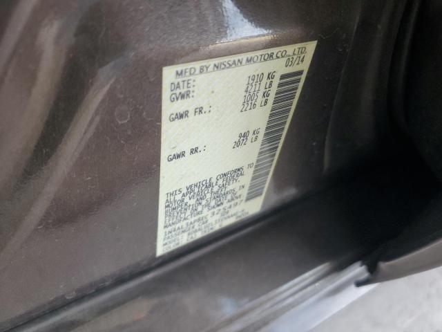 1N4AL3AP8EC325497 - 2014 NISSAN ALTIMA 2.5 GRAY photo 12