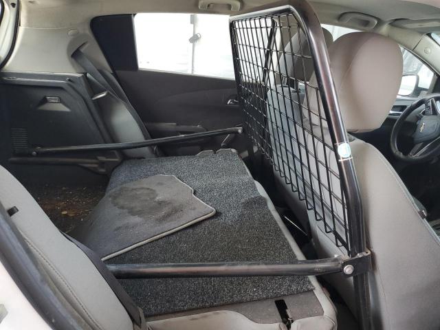 1G1JA6SH1E4134791 - 2014 CHEVROLET SONIC LS WHITE photo 10