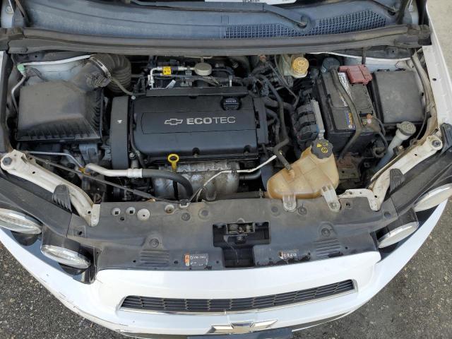 1G1JA6SH1E4134791 - 2014 CHEVROLET SONIC LS WHITE photo 11