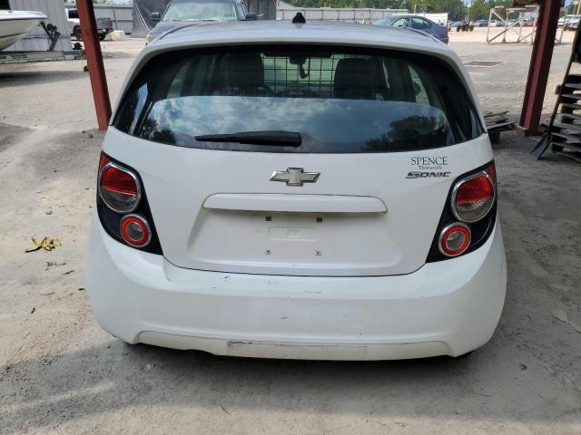 1G1JA6SH1E4134791 - 2014 CHEVROLET SONIC LS WHITE photo 6