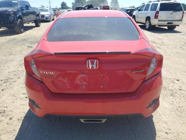 2HGFC2F80LH506469 - 2020 HONDA CIVIC SPORT წითელი ფოტო 6