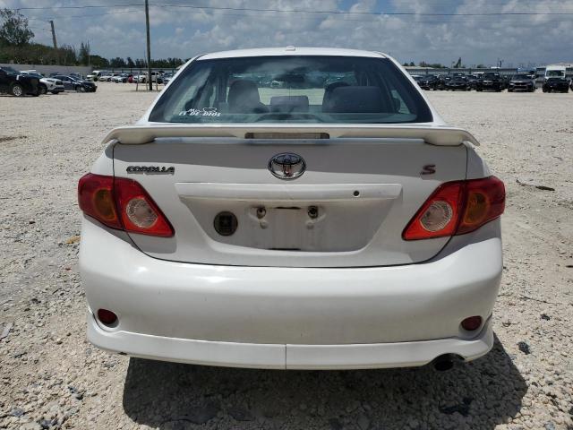 1NXBU4EEXAZ303530 - 2010 TOYOTA COROLLA BASE WHITE photo 6