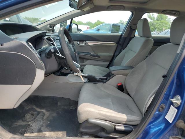 19XFB2F81DE073095 - 2013 HONDA CIVIC EX ლურჯი ფოტო 7
