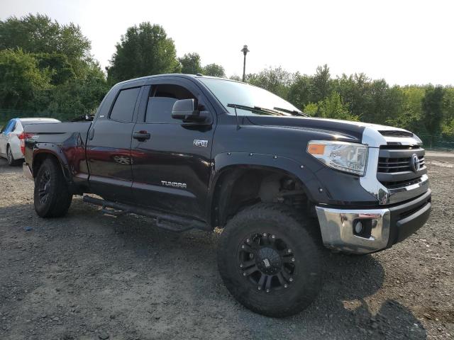 5TFUY5F1XEX361421 - 2014 TOYOTA TUNDRA DOUBLE CAB SR/SR5 BLACK photo 4