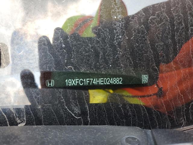 19XFC1F74HE024882 - 2017 HONDA CIVIC EXL 黑色 照片 12