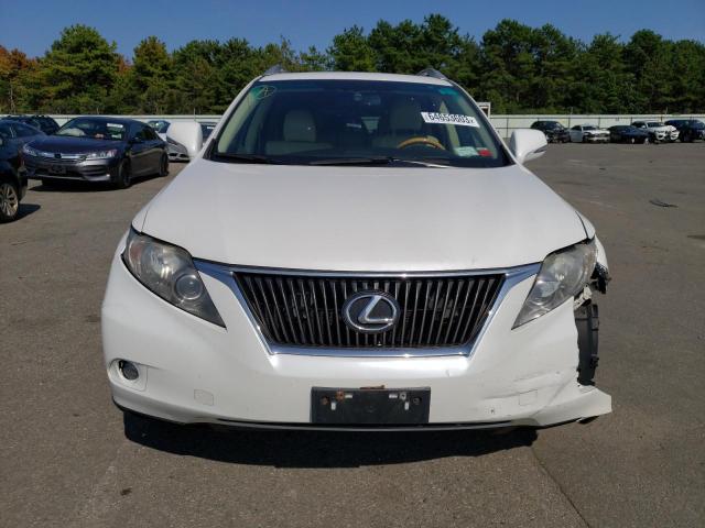 2T2BK1BA2BC082185 - 2011 LEXUS RX 350 WHITE photo 5