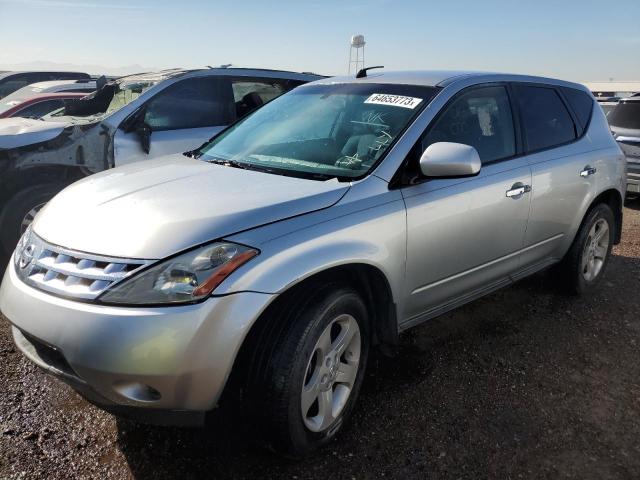 JN8AZ08T23W122843 - 2003 NISSAN MURANO SL SILVER photo 1