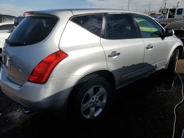 JN8AZ08T23W122843 - 2003 NISSAN MURANO SL SILVER photo 3