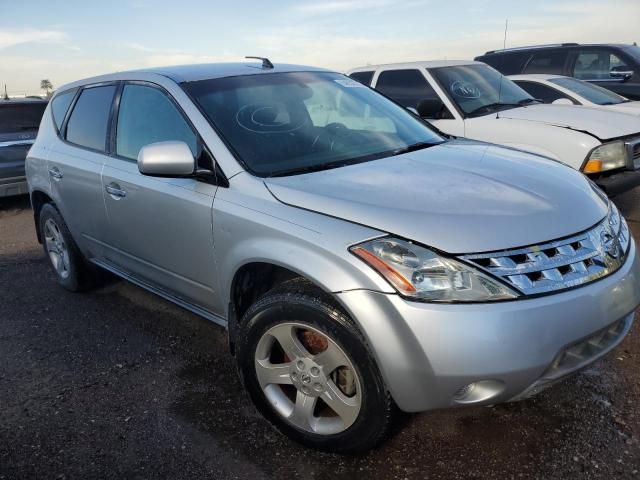 JN8AZ08T23W122843 - 2003 NISSAN MURANO SL SILVER photo 4