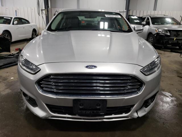 3FA6P0T96GR107490 - 2016 FORD FUSION SE SILVER photo 5