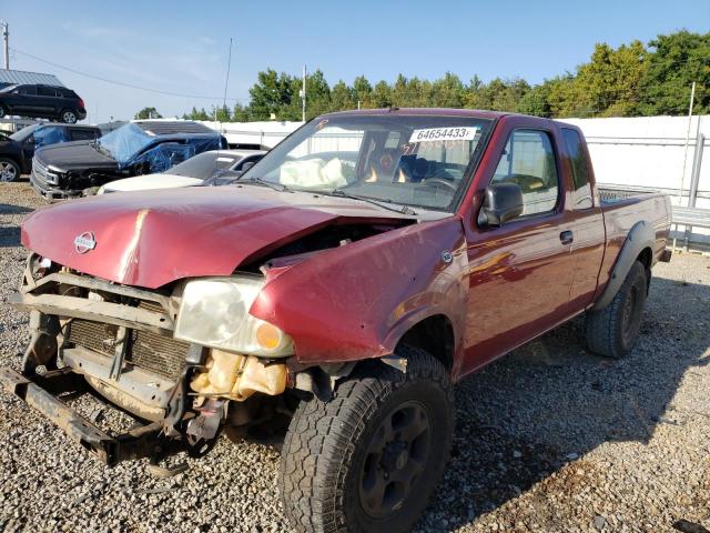1N6ED26YX1C375927 - 2001 NISSAN FRONTIER KING CAB XE RED photo 1