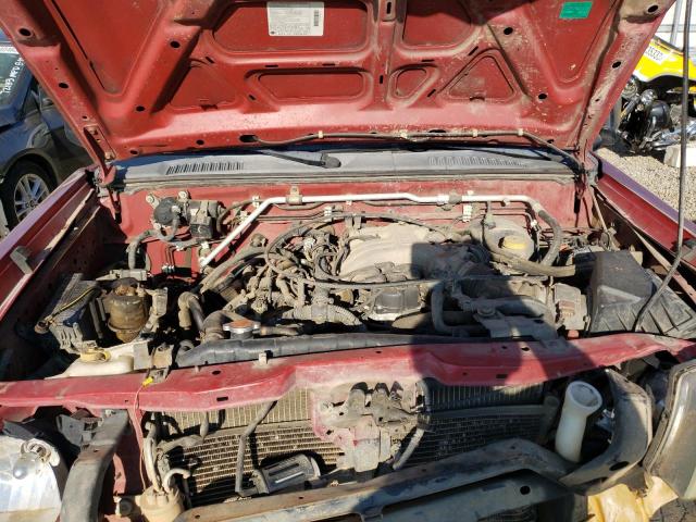 1N6ED26YX1C375927 - 2001 NISSAN FRONTIER KING CAB XE RED photo 11