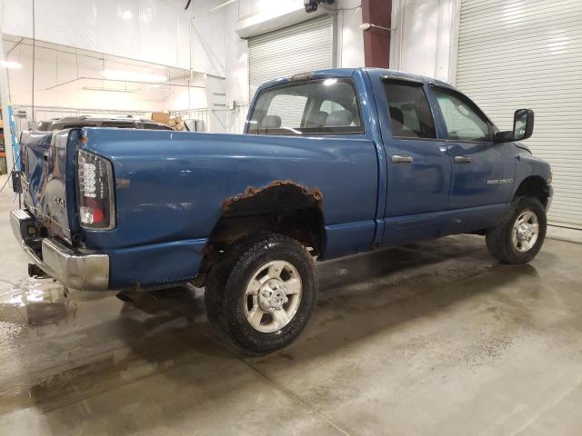 3D7KU28D04G113213 - 2004 DODGE RAM 2500 ST BLUE photo 3