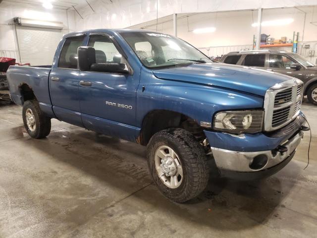 3D7KU28D04G113213 - 2004 DODGE RAM 2500 ST BLUE photo 4