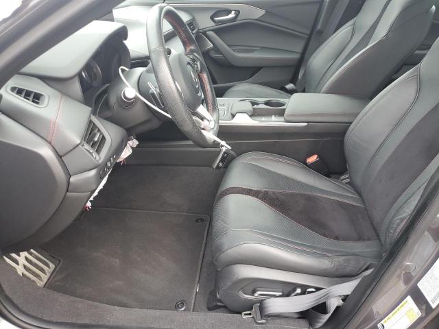 19UUB5F54NA001554 - 2022 ACURA TLX TECH A GRAY photo 7