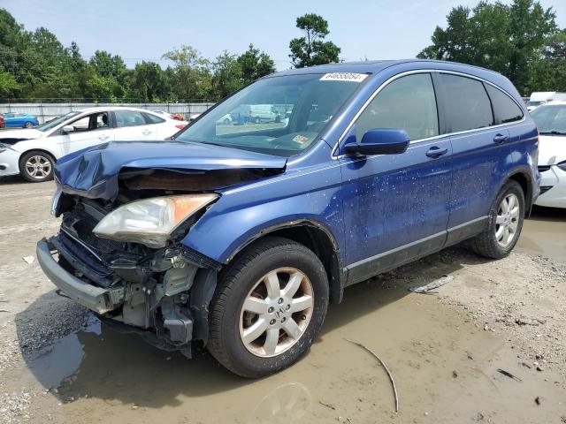 JHLRE48577C063656 - 2007 HONDA CR-V EX BLUE photo 1