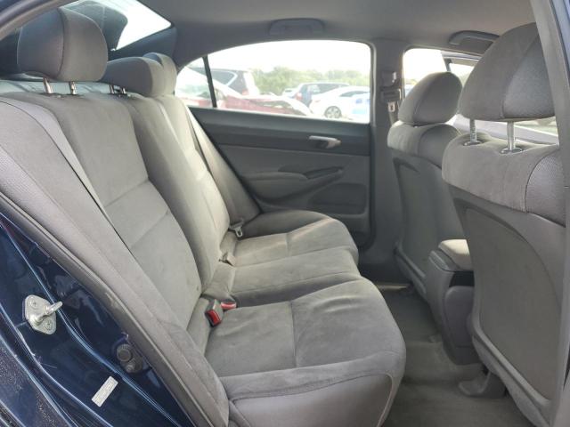 1HGFA15588L062016 - 2008 HONDA CIVIC LX BLUE photo 10