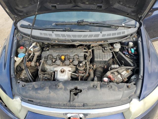 1HGFA15588L062016 - 2008 HONDA CIVIC LX BLUE photo 11