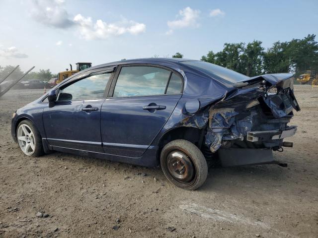 1HGFA15588L062016 - 2008 HONDA CIVIC LX BLUE photo 2