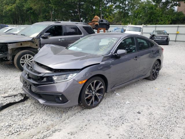 2HGFC2F88LH510415 - 2020 HONDA CIVIC SPORT ნაცრისფერი ფოტო 1