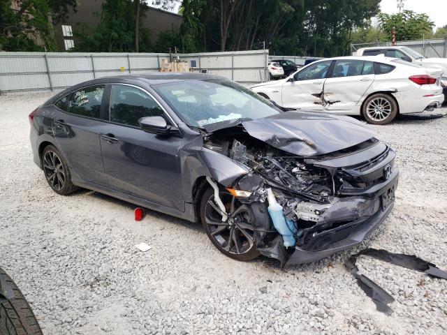 2HGFC2F88LH510415 - 2020 HONDA CIVIC SPORT ნაცრისფერი ფოტო 4