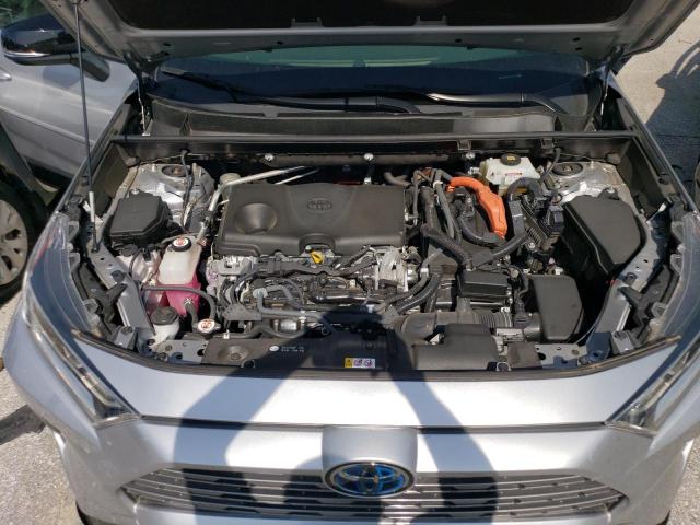 JTMEWRFV8KJ009781 - 2019 TOYOTA RAV4 XSE GRAY photo 11