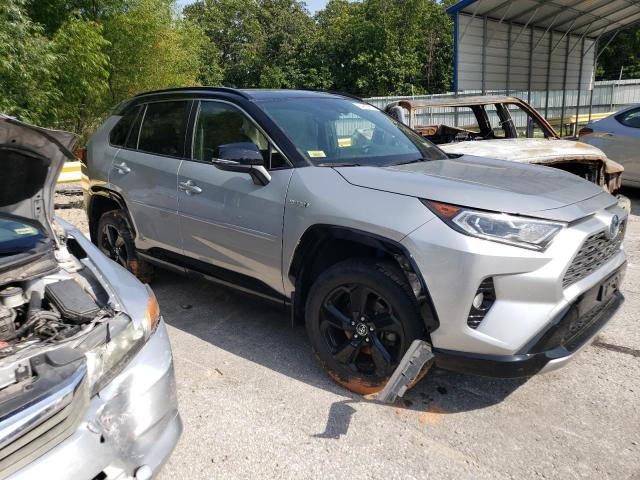 JTMEWRFV8KJ009781 - 2019 TOYOTA RAV4 XSE GRAY photo 4