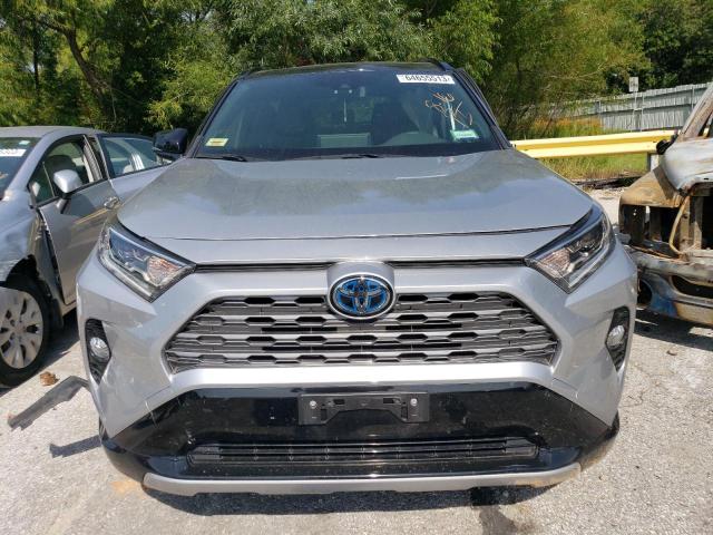 JTMEWRFV8KJ009781 - 2019 TOYOTA RAV4 XSE GRAY photo 5