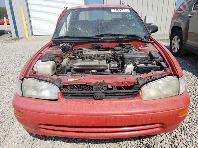 1Y1SK5366RZ096043 - 1994 GEO PRIZM BASE RED photo 5