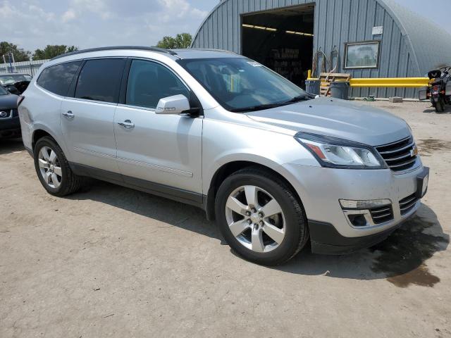 1GNKVJKD9FJ175034 - 2015 CHEVROLET TRAVERSE LTZ SILVER photo 4