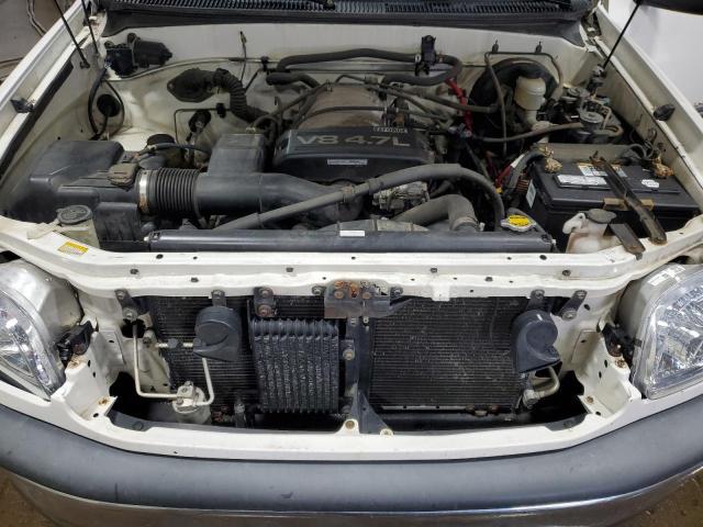 5TBBT44162S251592 - 2002 TOYOTA TUNDRA ACCESS CAB თეთრი ფოტო 11