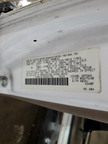 5TBBT44162S251592 - 2002 TOYOTA TUNDRA ACCESS CAB თეთრი ფოტო 12