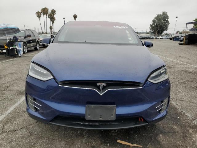 5YJXCAE24KF141647 - 2019 TESLA MODEL X 蓝色 照片 5