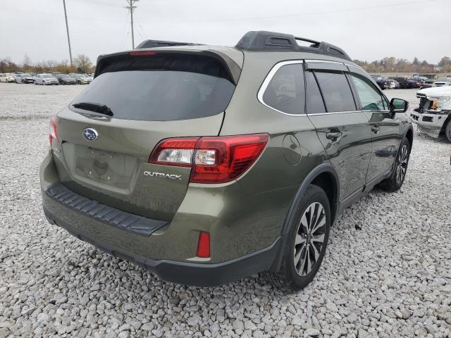 4S4BSBJC7F3316389 - 2015 SUBARU OUTBACK 2.5I LIMITED GREEN photo 4